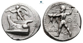 Kings of Macedon. Tarsos. Demetrios I Poliorketes 306-283 BC. Hemidrachm AR