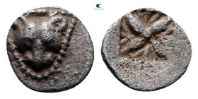 Ionia. Miletos  circa 530-500 BC. 1/64 Stater AR