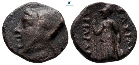 Kings of Cappadocia. Uncertain mint. Ariarathes IV Eusebes 220-163 BC. Chalkous Æ