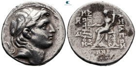 Seleukid Kingdom. Antioch on the Orontes. Demetrios I Soter 162-150 BC. Dated SE 158 (155/4 BC). Tetradrachm AR