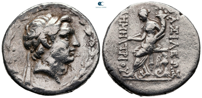 Seleukid Kingdom. Antioch on the Orontes. Demetrios I Soter 162-150 BC. 
Tetrad...