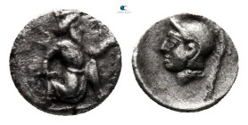 Persia. Achaemenid Empire. Uncertain mint in Cilicia circa 400 BC. Tetartemorion AR