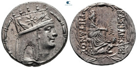 Kings of Armenia. Tigranocerta. Tigranes II "the Great" 95-56 BC. Tetradrachm AR