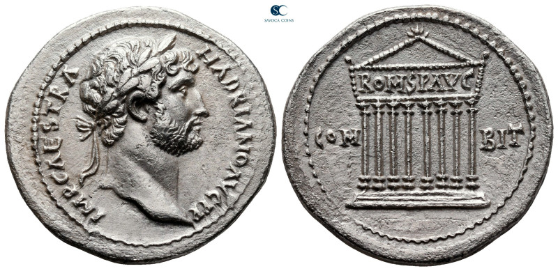 Bithynia. Nikomedia. Hadrian AD 117-138. 
Cistophoric Tetradrachm AR

28 mm, ...