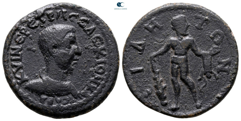 Pamphylia. Side. Herennius Etruscus AD 251. 
Bronze Æ

25 mm, 7,90 g

KYIN ...
