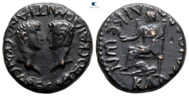 Lykaonia. Laodikeia Kombusta. Titus and Domitian, as Caesars AD 69-79. Bronze Æ