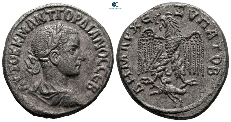 Seleucis and Pieria. Antioch. Gordian III AD 238-244. 
Billon-Tetradrachm

26...