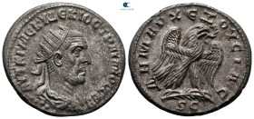 Seleucis and Pieria. Antioch. Trajan Decius AD 249-251. Billon-Tetradrachm
