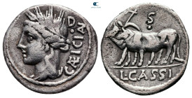 L. Cassius Caecianus 102 BC. Rome. Denarius AR