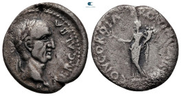 Galba AD 68-69. Struck AD 68. Uncertain mint in Spain or southern Gaul. Denarius AR