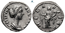 Crispina. Augusta AD 178-182. Rome. Denarius AR