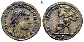 Divus Maximianus Herculius AD 310. Siscia. Follis Æ