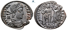 Constantius II AD 337-361. Siscia. Follis Æ