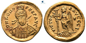 Zeno AD 474-491. Constantinople. Solidus AV