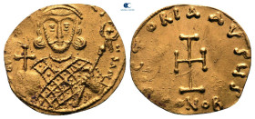 Philippus (Bardanes) AD 711-713. Constantinople. Tremissis AV