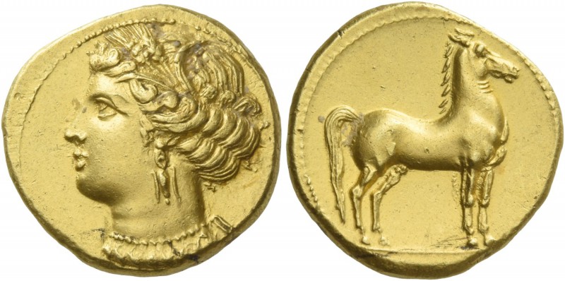 The Carthaginians in Italy, Sicily and North Africa. Stater, Carthago (?) circa ...