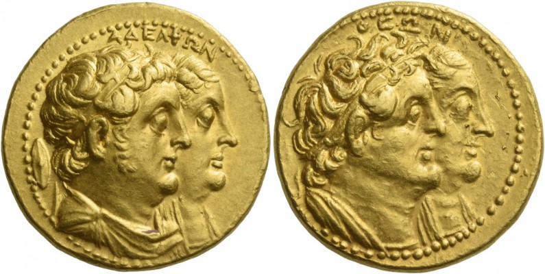 Ptolemy II Philadelphos, 285 – 246 BC. Octodrachm, Alexandria after 265 BC, AV 2...