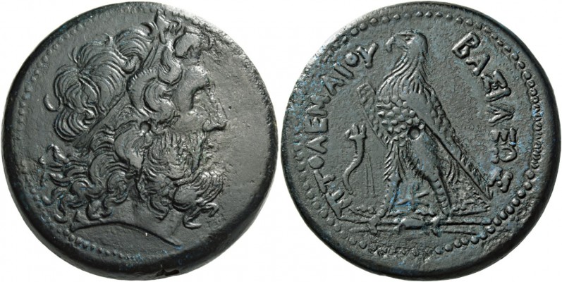 Ptolemy III Euergetes, 246 – 222. Bronze, Alexandria circa 246-222, Æ 69.51 g. D...