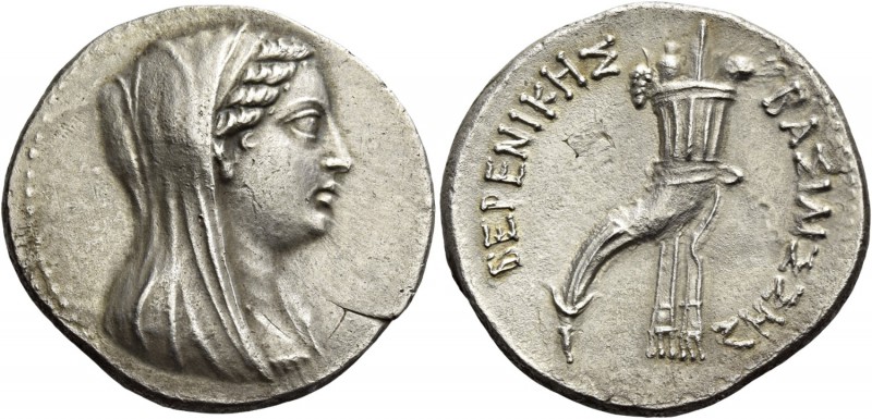 Ptolemy III Euergetes, 246 – 222. In the name of Berenice II. Tetradrachm, Alexa...