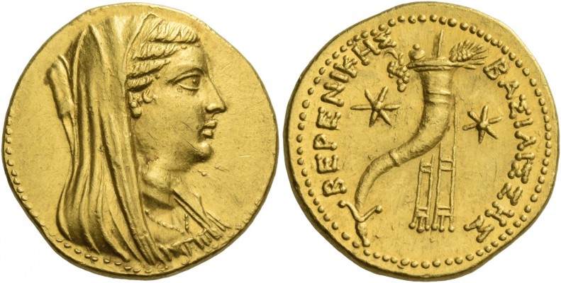 Ptolemy III Euergetes, 246 – 222. In the name of Berenice II. 2 ½ drachms, Alexa...