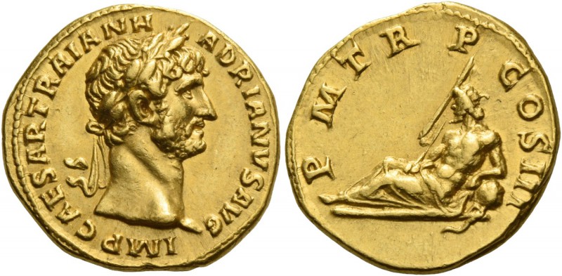 Hadrian augustus, 117 – 138. Aureus 119-122, AV 7.25 g. IMP CAESAR TRAIAN H – AD...