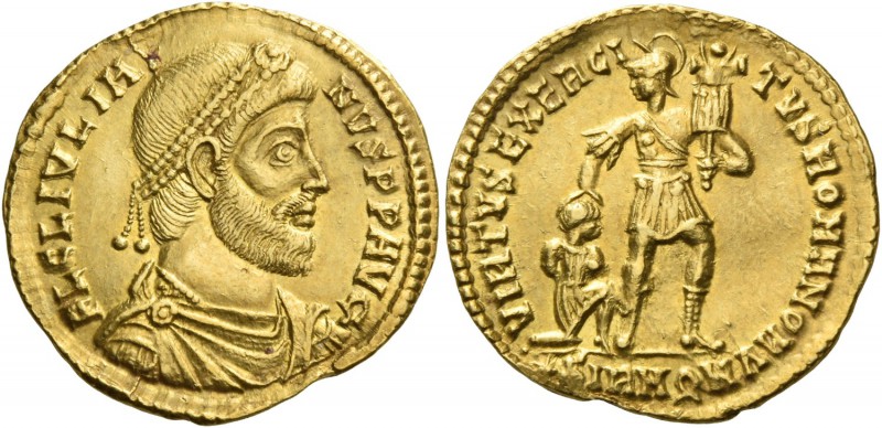 Julian II augustus, 360 – 363. Solidus, Sirmium 361–363, AV 4.45 g. FL CL IVLIA ...