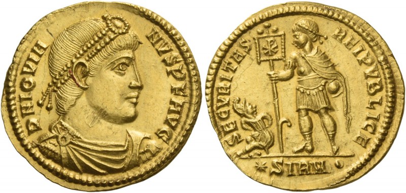 Jovian, 363 – 364. Solidus, Sirmium 363-364, AV 4.50 g. D N IOVIA – NVS P F AVG ...