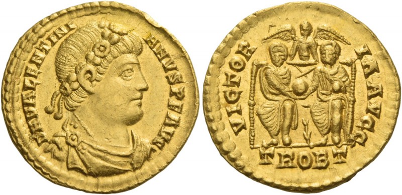 Valentinian I, 364 – 375. Solidus, Treveri 367-375, AV 4.47 g. D N VALENTINI – A...