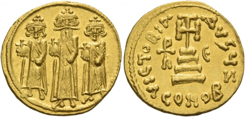 Heraclius, 5 October 610 – 11 January 641, with colleagues from January 613. Sol...