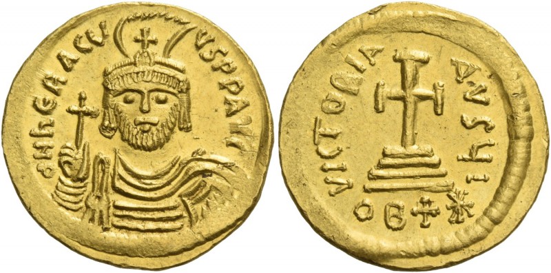 Heraclius, 5 October 610 – 11 January 641, with colleagues from January 613. Sol...