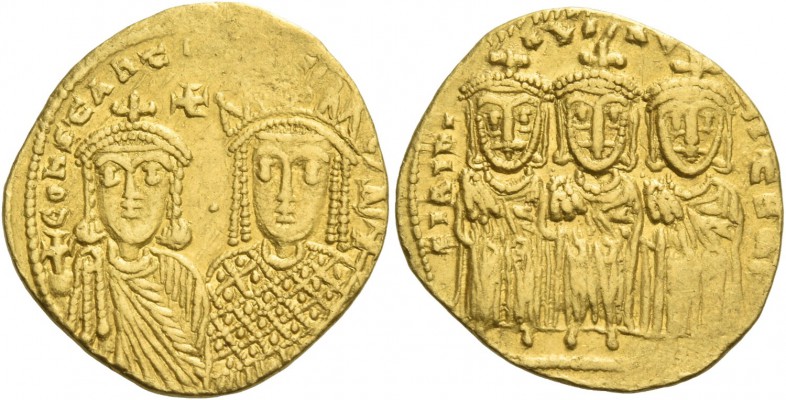 Constantine VI, 8 September 780 – 19 August 797. Solidus circa 790-792, AV 4.41 ...