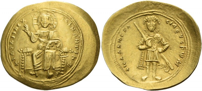 Isaac I Comnenus, 1 September 1057 – 22 November 1059. Histamenon 1057-1059, AV ...