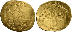 Alexius I Comnenus, April 1081 – August 1118, with colleagues from 1088. Post-reform coinage, 1092-1118. Hyperpyron, Thessalonica 1092/93-1118, AV 4.3...