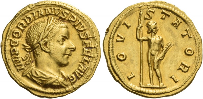 Gordian III, 238 – 244. Aureus 241-243, AV 4.55 g. IMP GORDIANVS PIVS FEL AVG La...