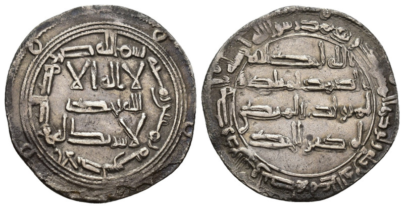 EMIRATO. HISAM I (788-796). Dírham. Al-Andalus. 180 H. AR 2,56 g. 26 mm. V-78. L...