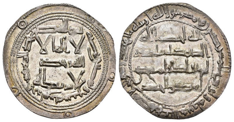 EMIRATO. AL-HAKAM I (796-821).Dírham. Al-Andalus. 187 H. AR 2,74 g. 27 mm. V-85....