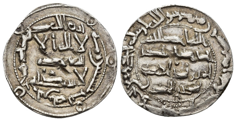 EMIRATO. AL-HAKAM I (796-821).Dírham. Al-Andalus. 193 H. AR 2,65 g. 25 mm. V-93....