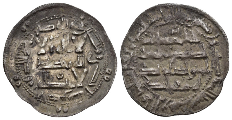 EMIRATO. AL-HAKAM I (796-821).Dírham. Al-Andalus. 201 H. AR 2,68 g. 26 mm. V-112...