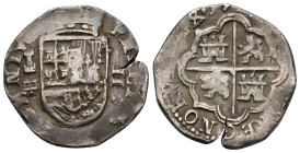 FELIPE III. 2 reales. 159(9). Segovia. B. Torre. AR 6,82 g. 26,5 mm. AC-636. MBC. Escasa.