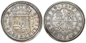 FELIPE V. 4 reales. 1728. Segovia. F. AR 13,57 g. 36 mm. VI-970. EBC/EBC-.