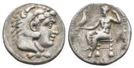 KINGS OF MACEDON. Alexander III 'the Great' (336-323 BC). AR, Drachm. 4.18g 16.3m