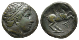 KINGS OF MACEDON. Philip III Arrhidaios (323-317 BC). Ae. 6.25g 15.8m