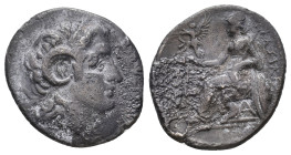KINGS OF THRACE. Lysimachos (305-281 BC). AR Drachm. 3.57g 20.3m