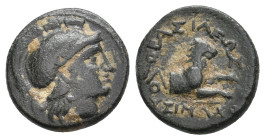 KINGS OF THRACE (Macedonian). Lysimachos (305-281 BC). Ae.2.71g 14.9m