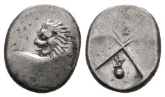THRACE.Chersonesos.(Circa 350-330 BC.).Hemidrachm.2.34g 14.3m