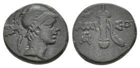 PONTOS. Amisos. Time of Mithradates VI, (Circa 111-105 or 95-90 BC).Ae.7.55g 19.8m