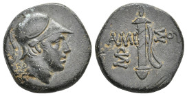 PONTOS. Amisos. Struck under Mithradates VI Eupator. (Circa 111-105 or 95-90 BC). Ae.7.83g 21.5m