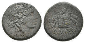 PONTOS. Amisos. Time of Mithradates VI Eupator (Circa 105-90 or 90-85 BC). Ae.7.89g 21.7m