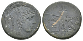 PONTOS. Amisos. Time of Mithradates VI Eupator (Circa 105-90 or 90-85 BC). Ae.18.29g 28.1m