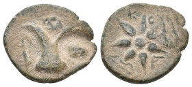 PONTOS. Uncertain (Amisos?). Time of Mithradates VI (Circa 130-100 BC). Ae. 4.11g 20.4m